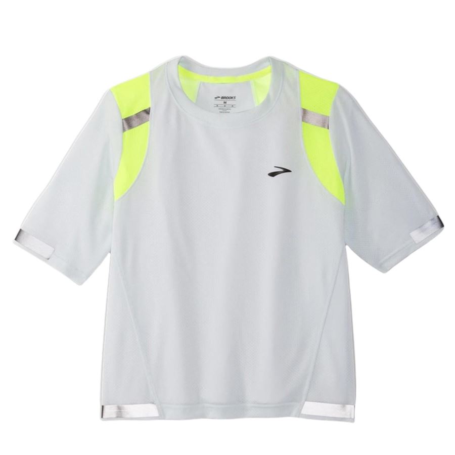 Carbonite short sleeve t-shirt da uomo Brooks | 221495052