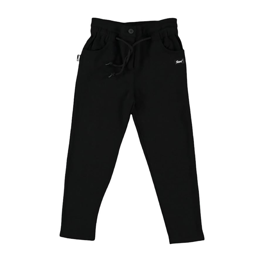 PANTALONE TUTA IN FELPA CANDY WAIST DONNA Shoeshine | PERLA03BLACK