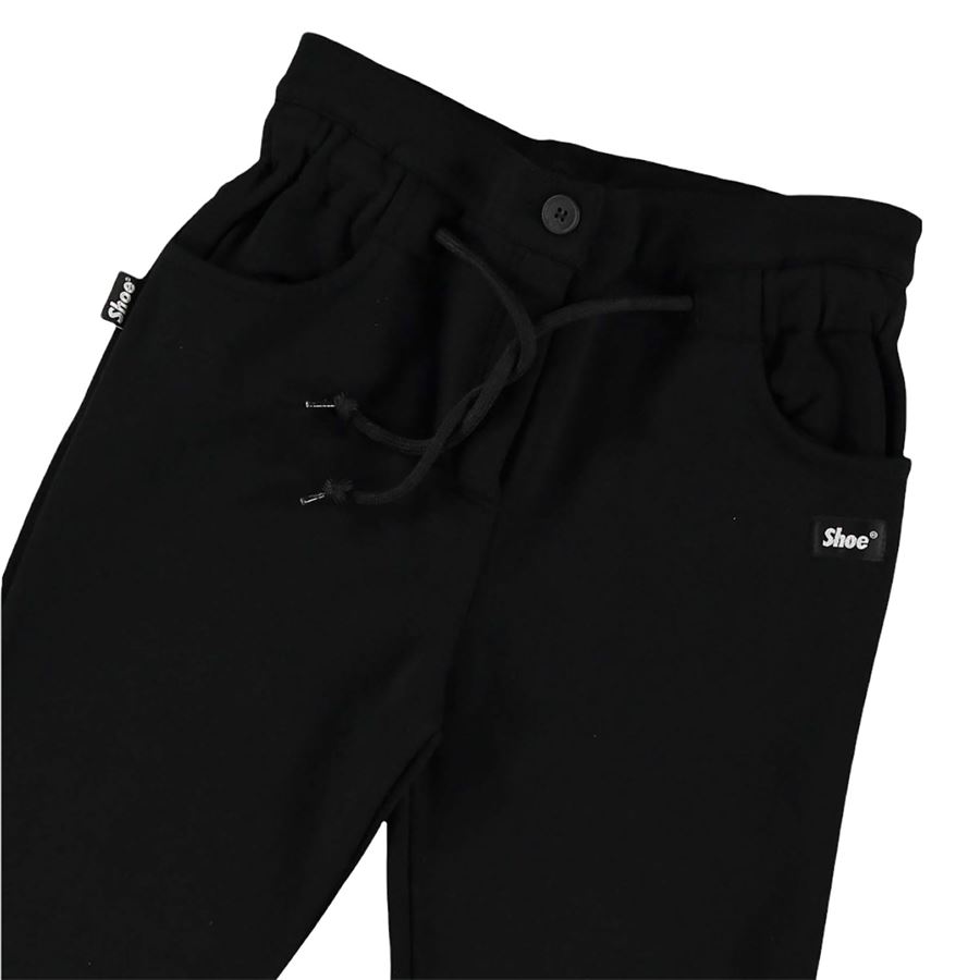 PANTALONE TUTA IN FELPA CANDY WAIST DONNA Shoeshine | PERLA03BLACK