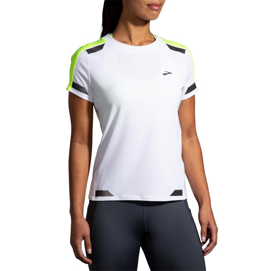 Run visible short sleeve t-shirt da donna Brooks | 221562135