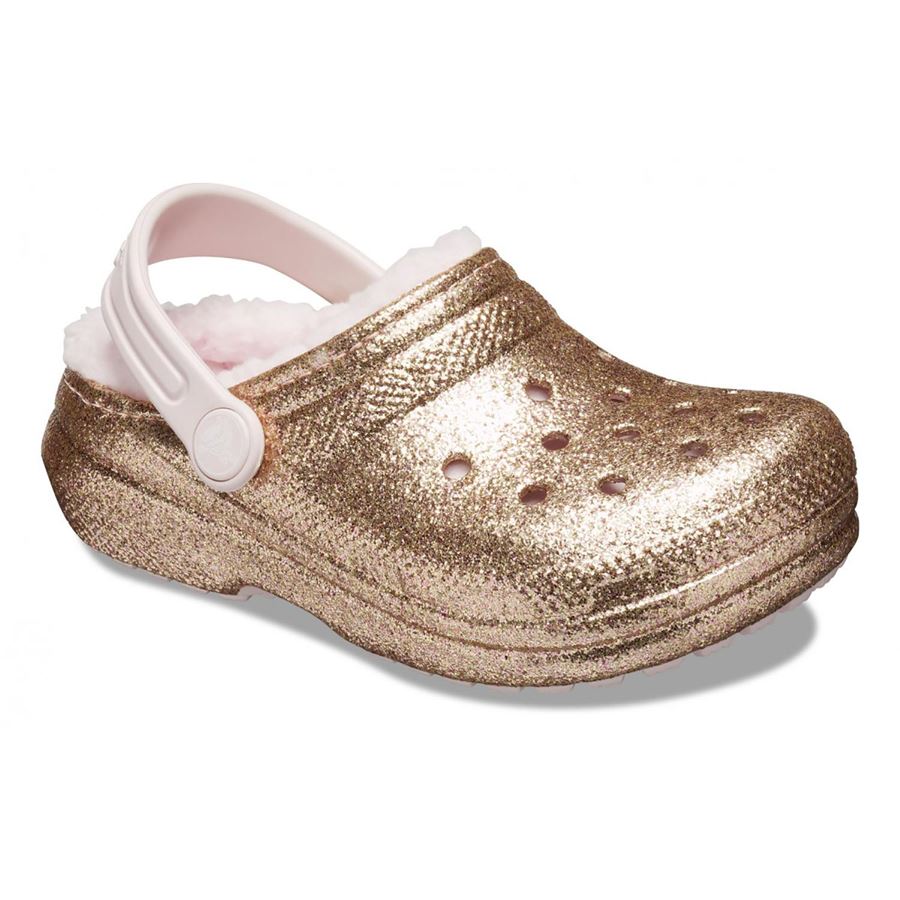 CLASSIC GLITTER LINED CLOG K Crocs | 207462GOBP
