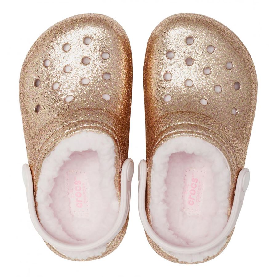 CLASSIC GLITTER LINED CLOG K Crocs | 207462GOBP