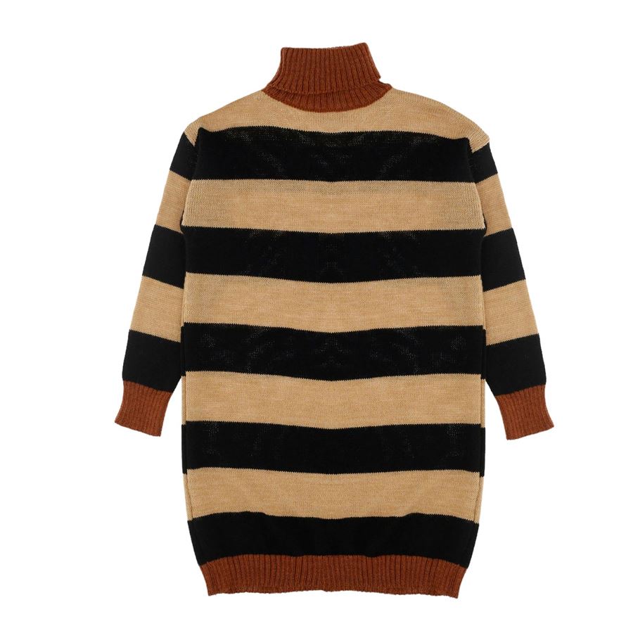 ABITO TRICOT GIROCOLLO ML RIGATA Please | AB57231G441835