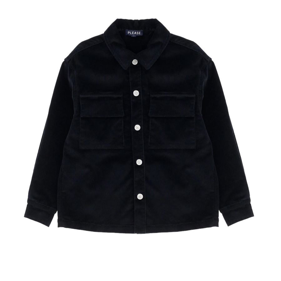 GIACCA A CAMICIA TSK CON PATTINE IN VELLUTO Please | JB32060B443901