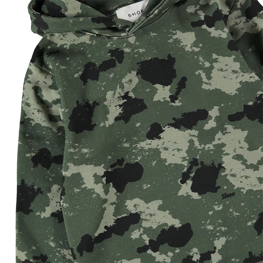 ALLOVER PRINTED HOODED SWEATSHIRT Shoeshine | F22CARL0403MCAMOX