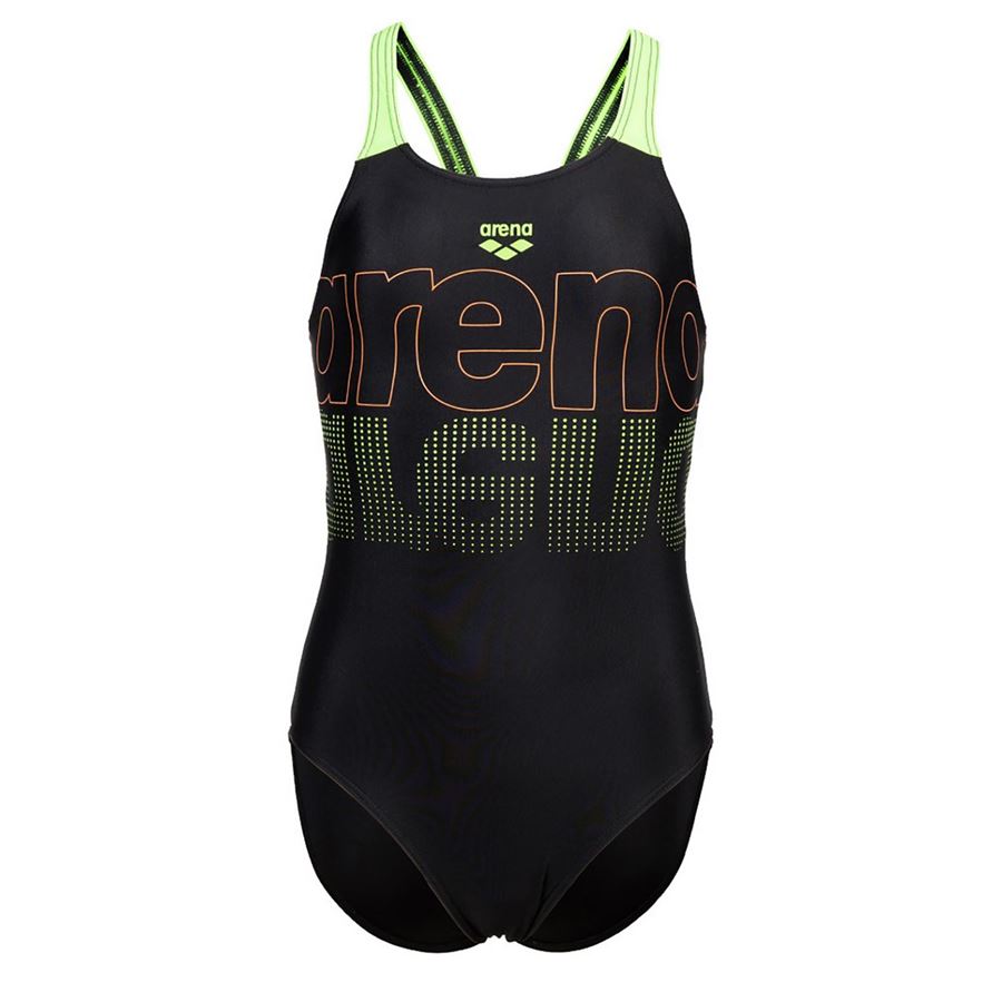 Costume bambina stampa logo a specchio Arena | 5538560