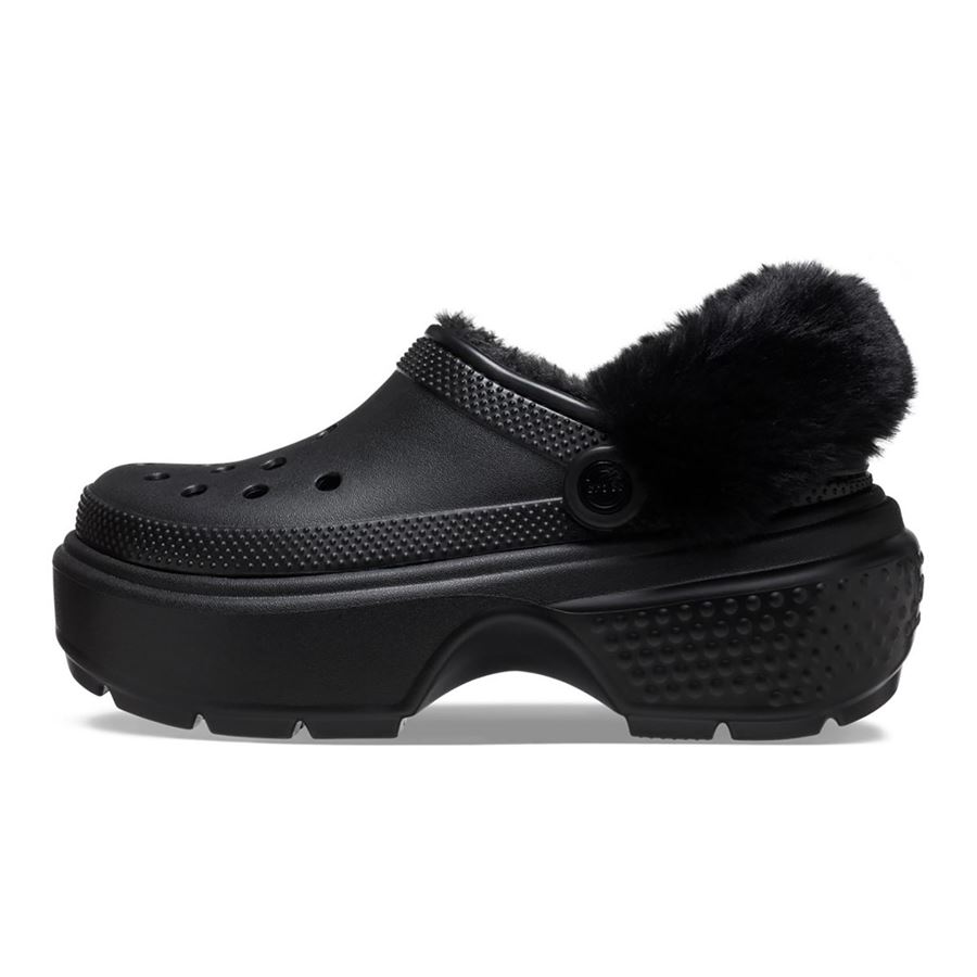 STOMP LINED CLOG Crocs | 208546BLK