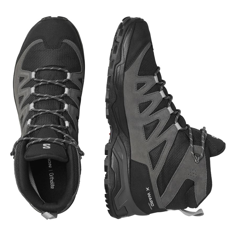 X Ward Leather Mid Gtx Scarponi Da Trekking In Pelle Salomon | L47181700X