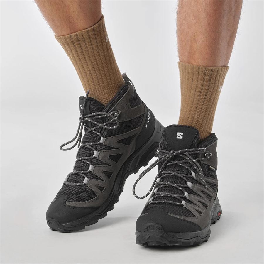 X Ward Leather Mid Gtx Scarponi Da Trekking In Pelle Salomon | L47181700X