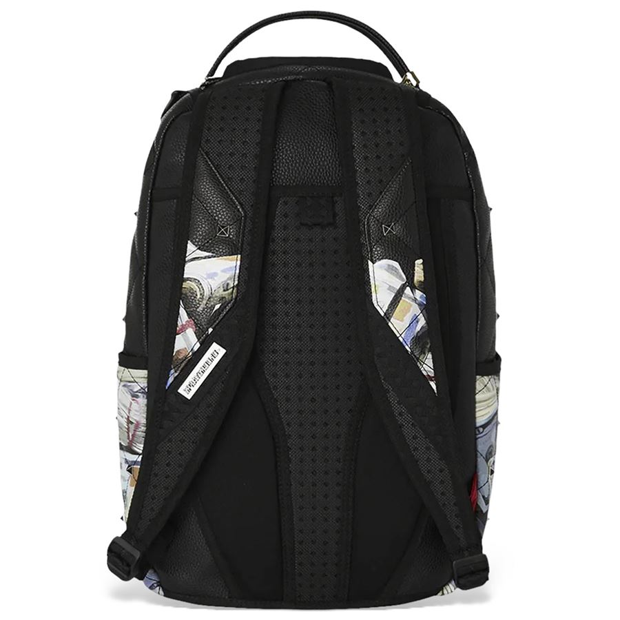 QUILTED MONEY STASH STUDDED BACKPACK Sprayground | 910B5470NSZ