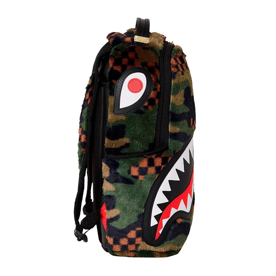 GREEN 3 AM FUR BACKPACK Sprayground | 910B5696NSZ