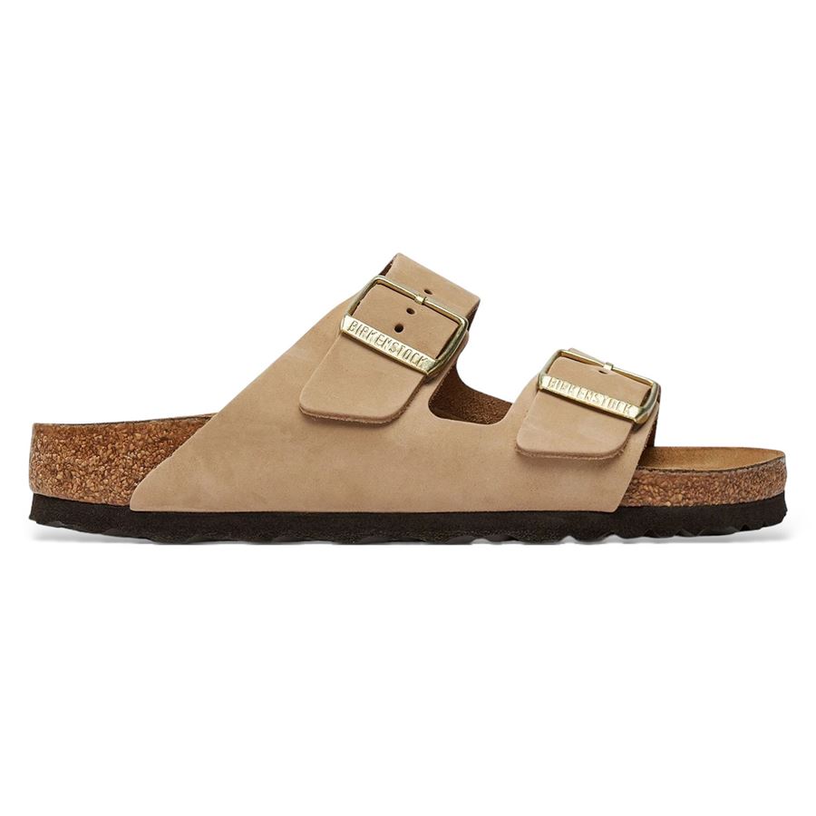 Arizona Sfb Sandcastle ciabatta donna con plantare morbido Birkenstock | 1019016X