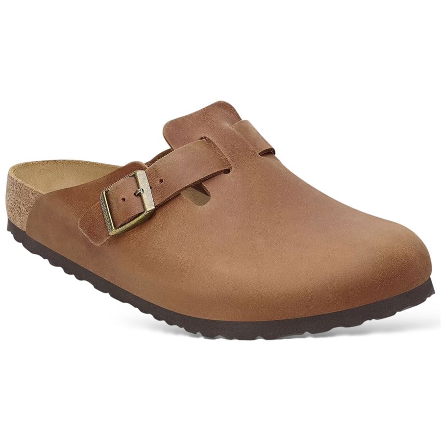 Boston Oiled Leather Calzata Stretta sabot uomo Birkenstock | 1028310X