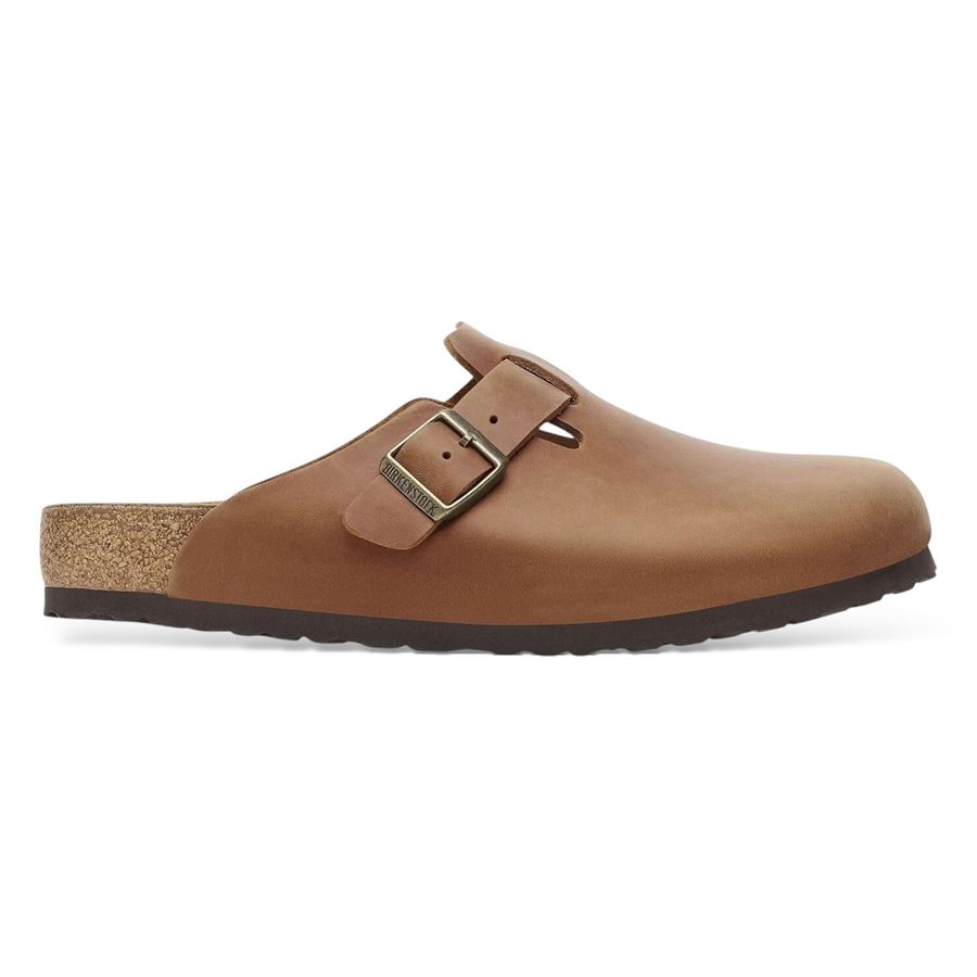 Boston Oiled Leather Calzata Stretta sabot uomo Birkenstock | 1028310X