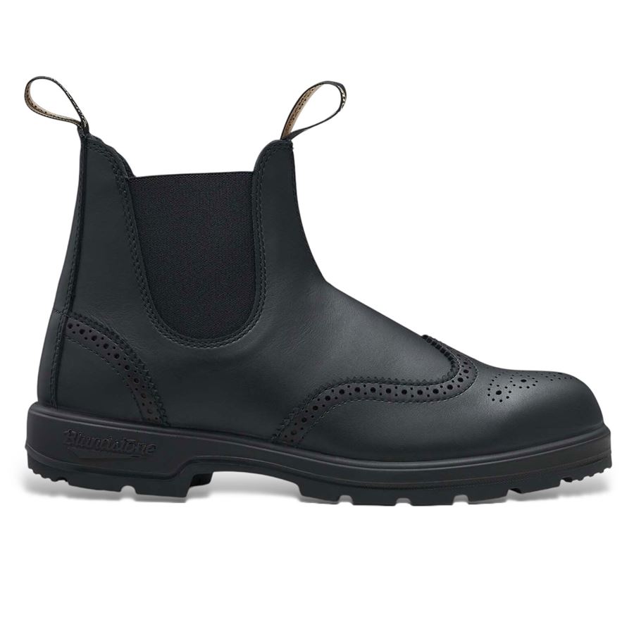 2443 Black Brogue Leather Blundstone | 2443BC
