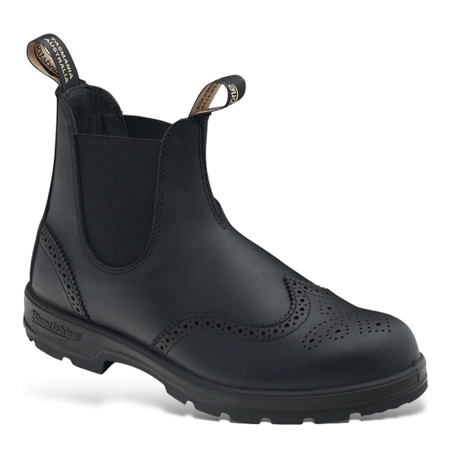 2443 Black Brogue Leather Blundstone | 2443BC