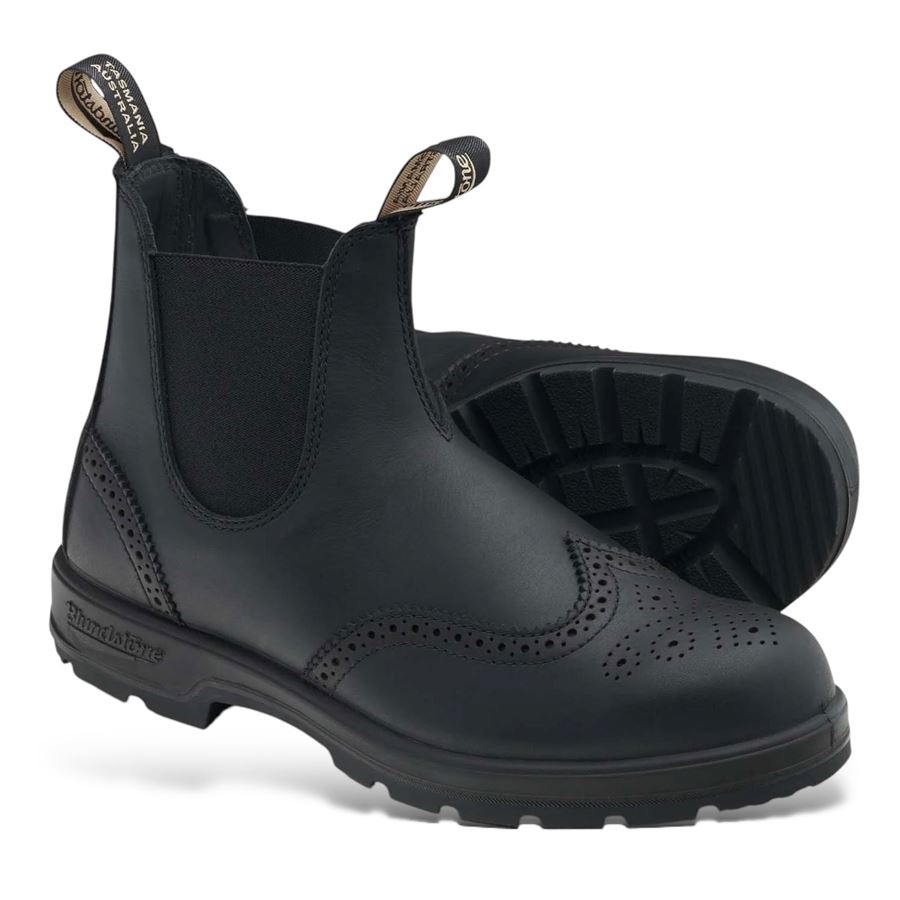 2443 Black Brogue Leather Blundstone | 2443BC