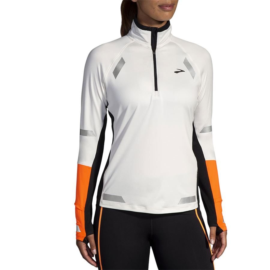 Run visible 1/2 zip 2.0 t-shirt da donna Brooks | 221686167