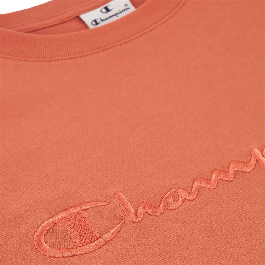 T-shirt da donna in jersey con logo grande tono su tono Champion | 117650RS050