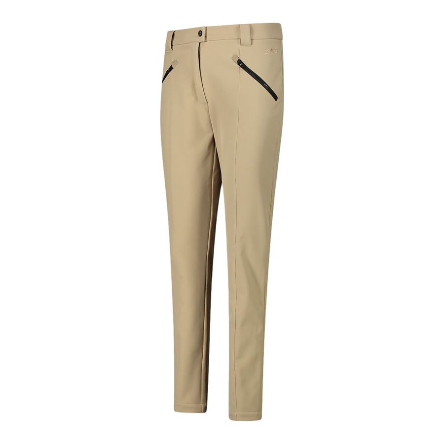 Pantaloni in softshell con cucitura frontale a vista da donna Cmp | 3A11266A435