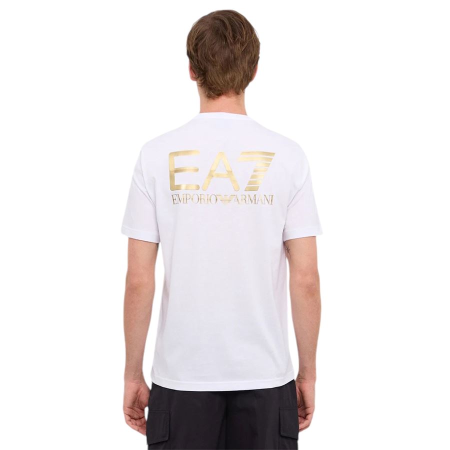 T-shirt Girocollo Logo Series In Cotone EA7 | 6DPT061100