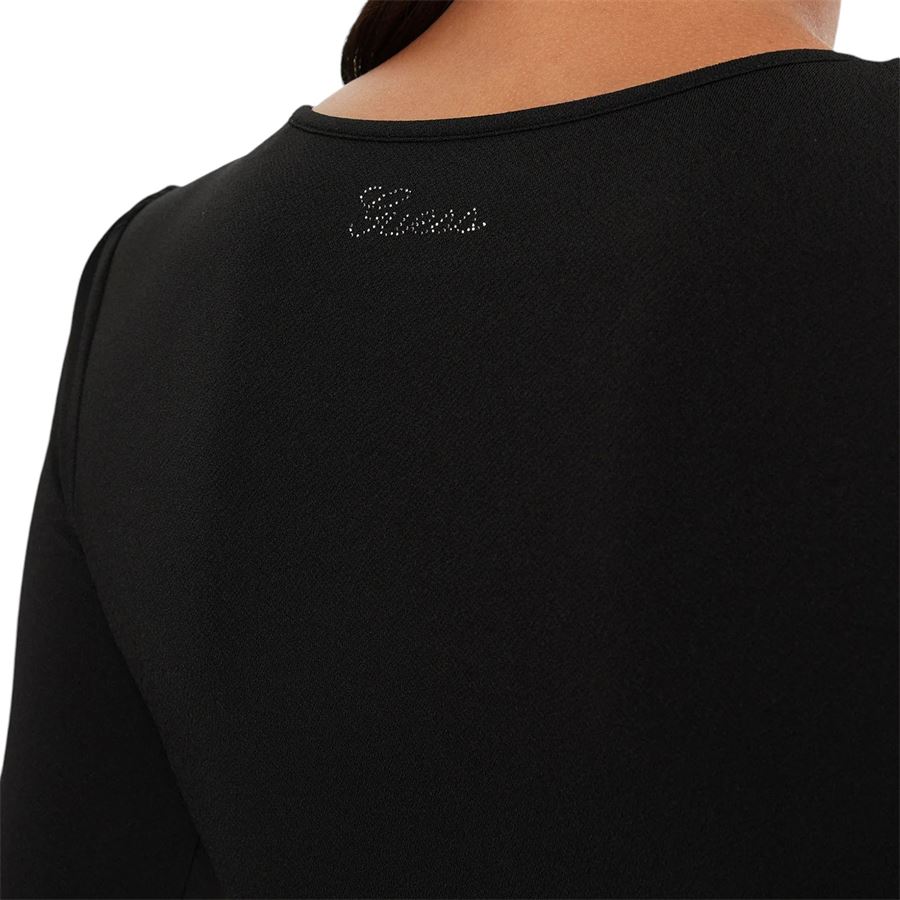 Ls New Alyssa Drape Dress Guess | W4BK12/KCGH2JBLK