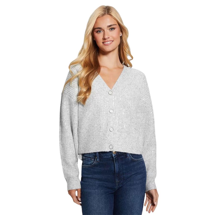 Cardigan Riley Ls Vn Sequins Cardi Swtr Guess | W4BR44/Z3J92LMGY