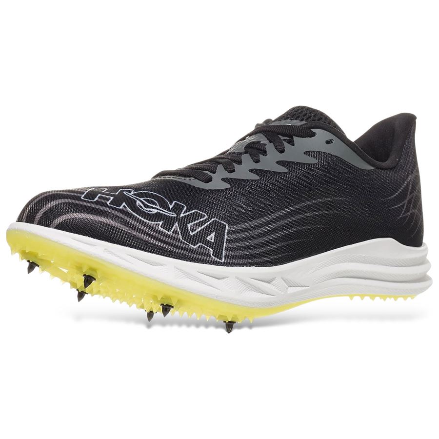 U Crescendo Md 2 scarpa chiodata da atletica leggera medie distanze Hoka | 1155116BWHT