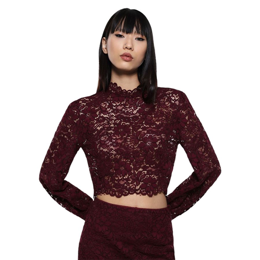 Camicia in pizzo a maniche lunghe Imperial | CMK1IKG1380