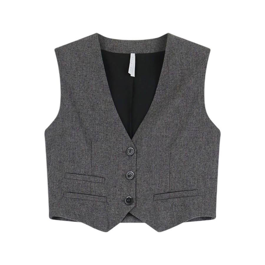 Gilet con bottoni e tre taschine Imperial | LC24IEI1900