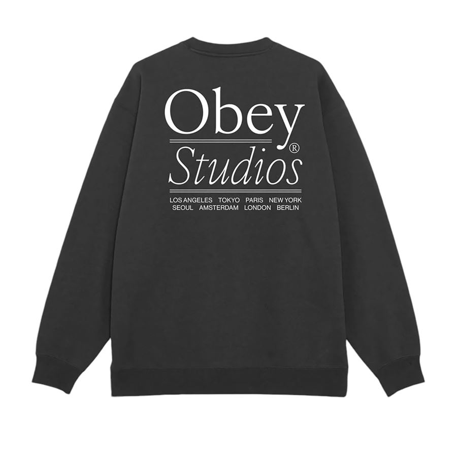 Obey Studios Felpa uomo Obey | 112863927BLK