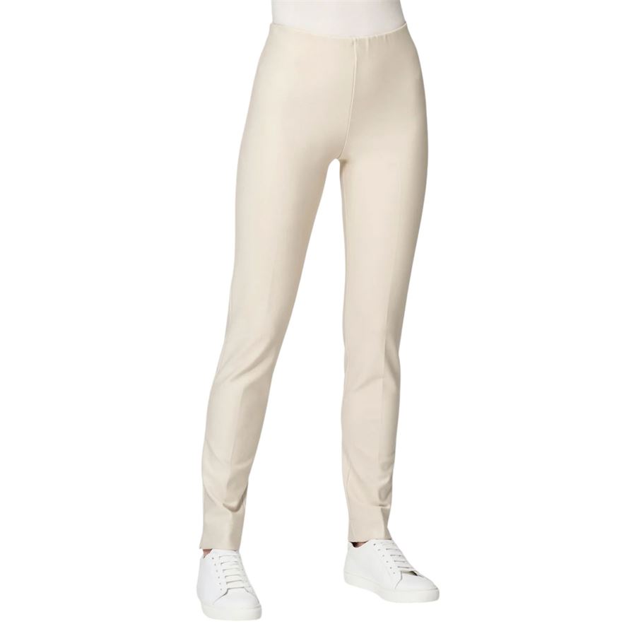 Pantalone a sigaretta con spacchetti in Compact Ragno | DE72PS786