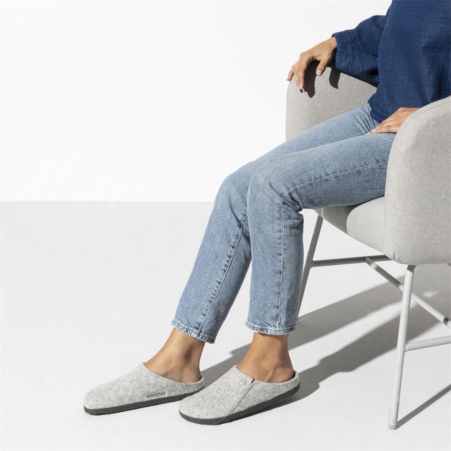 Zermatt sabot in feltro di lana unisex uomo donna Birkenstock | 1014934X