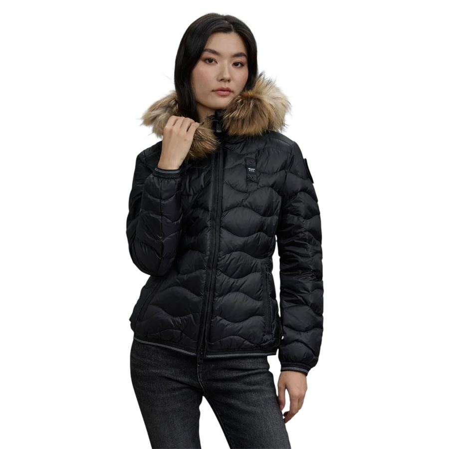 Aldie piumino con bordo in pelliccia da donna Blauer | 25WBLDC03096999EI
