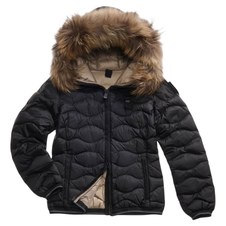 Aldie piumino con bordo in pelliccia da donna Blauer | 25WBLDC03096999EI