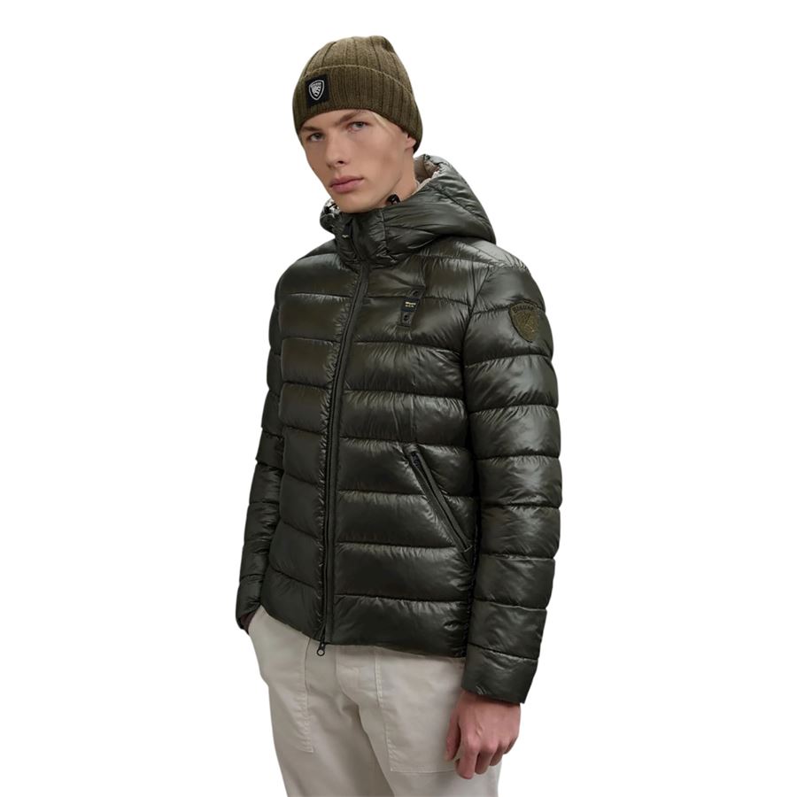 Adams giubbetto da uomo in nylon eco Blauer | 25WBLUC02079678EI
