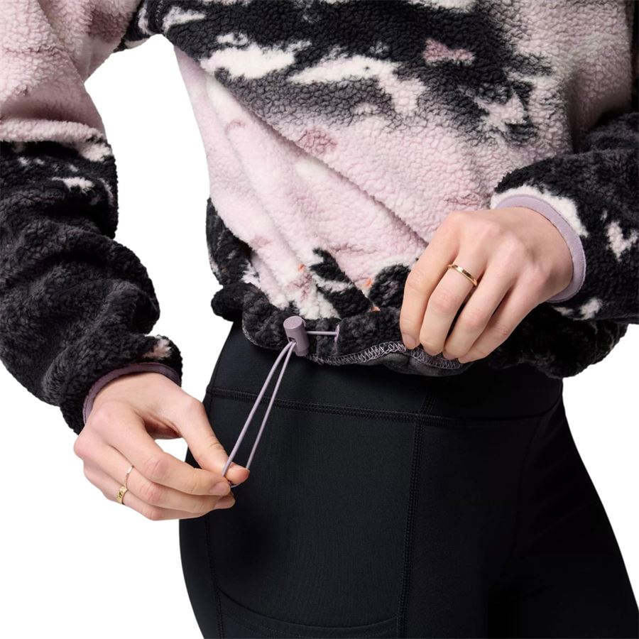 Pile cropped stampato con abbottonatura corta a pressione Helvetia II da donna Columbia | 2098501554