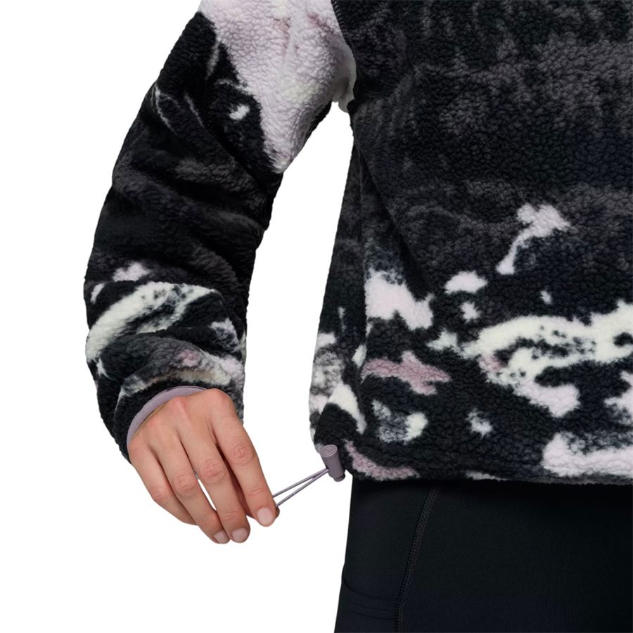 Pile cropped stampato con abbottonatura corta a pressione Helvetia II da donna Columbia | 2098501554