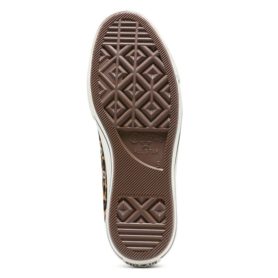 Chuck Taylor All Star Lift Platform Leopard Suede sneakers da donna Converse | A17979CX