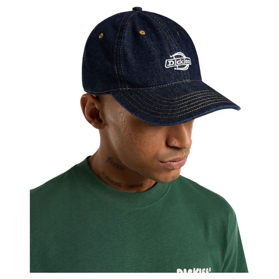 Denim Dad Cap cappello baseball in jeans unisex uomo donna Dickies | DK0A867HRIN