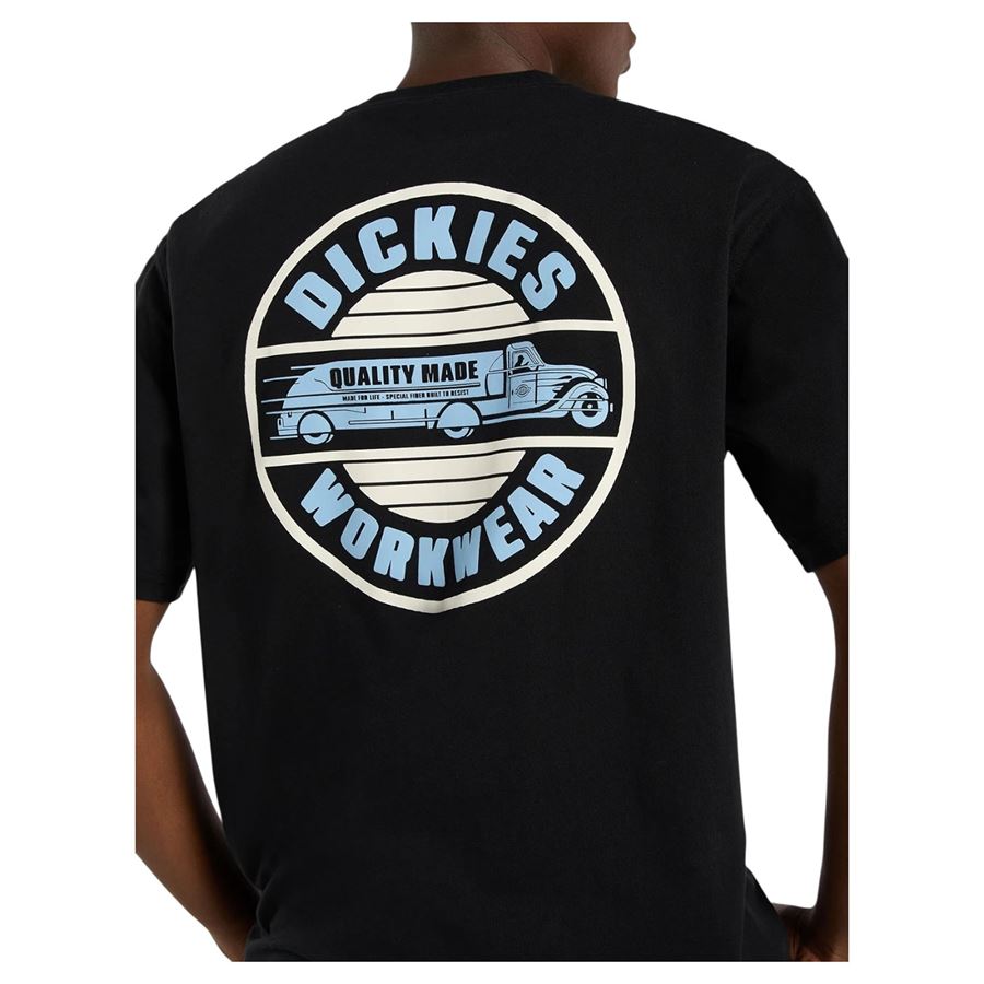 Circle Tee SS t-shirt manica corta da uomo Dickies | DK0A87QLBLK