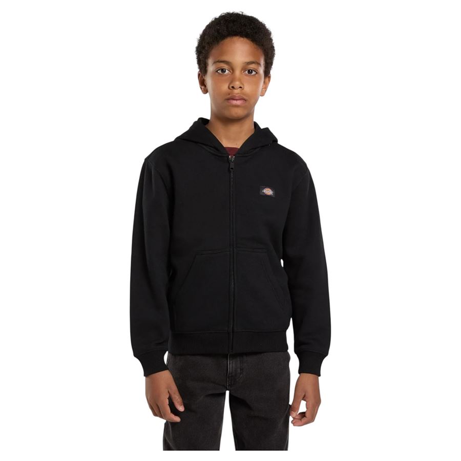 Oakport felpa con cappuccio e zip intera da bambino Dickies | DK0A88BOBLK