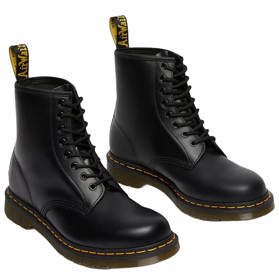 1460 Smooth Black stivaletto unisex uomo donna Dr Martens | 11822006
