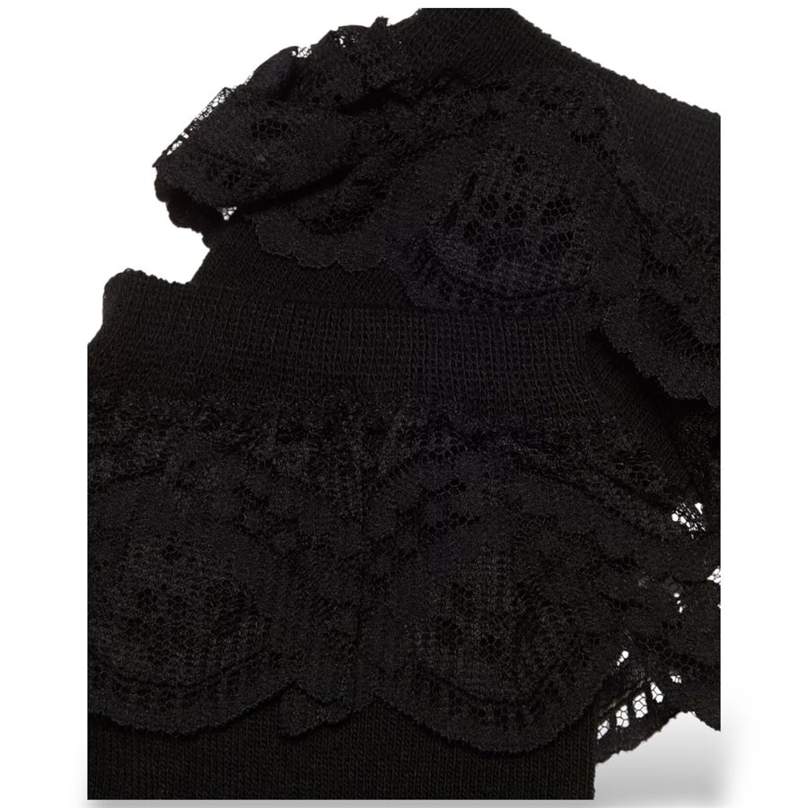 Frill Socks calzini in cotone biologico con volant da donna Dr Martens | AD097001