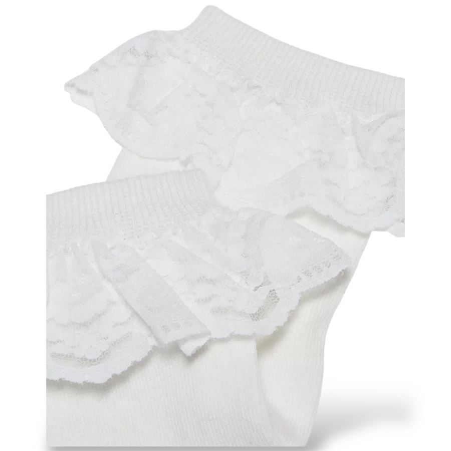 Frill Socks calzini in cotone biologico con volant da donna Dr Martens | AD097100