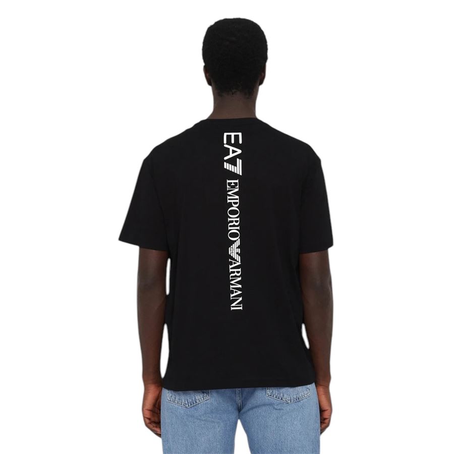 T-shirt Logo Series in jersey di cotone da uomo EA7 | 7M000567MC001