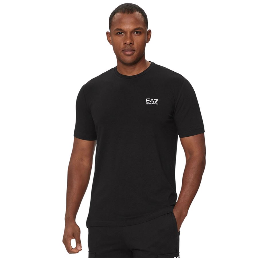 T-shirt Core Identity in jersey di cotone stretch da uomo EA7 | 8NPT261200
