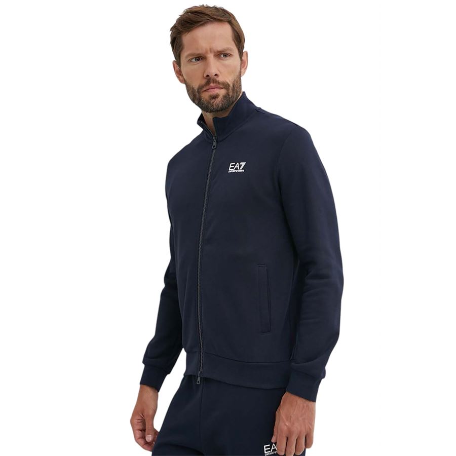 Tuta Con Cappuccio Core Identity In Misto Cotone EA7 | 8NPV671562