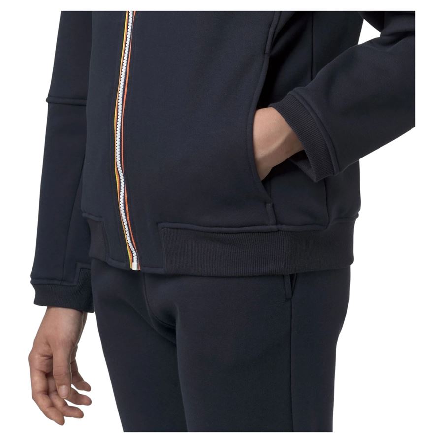 Pepin Brushed Pc giacca in pile da uomo K-Way | K4147MWK89