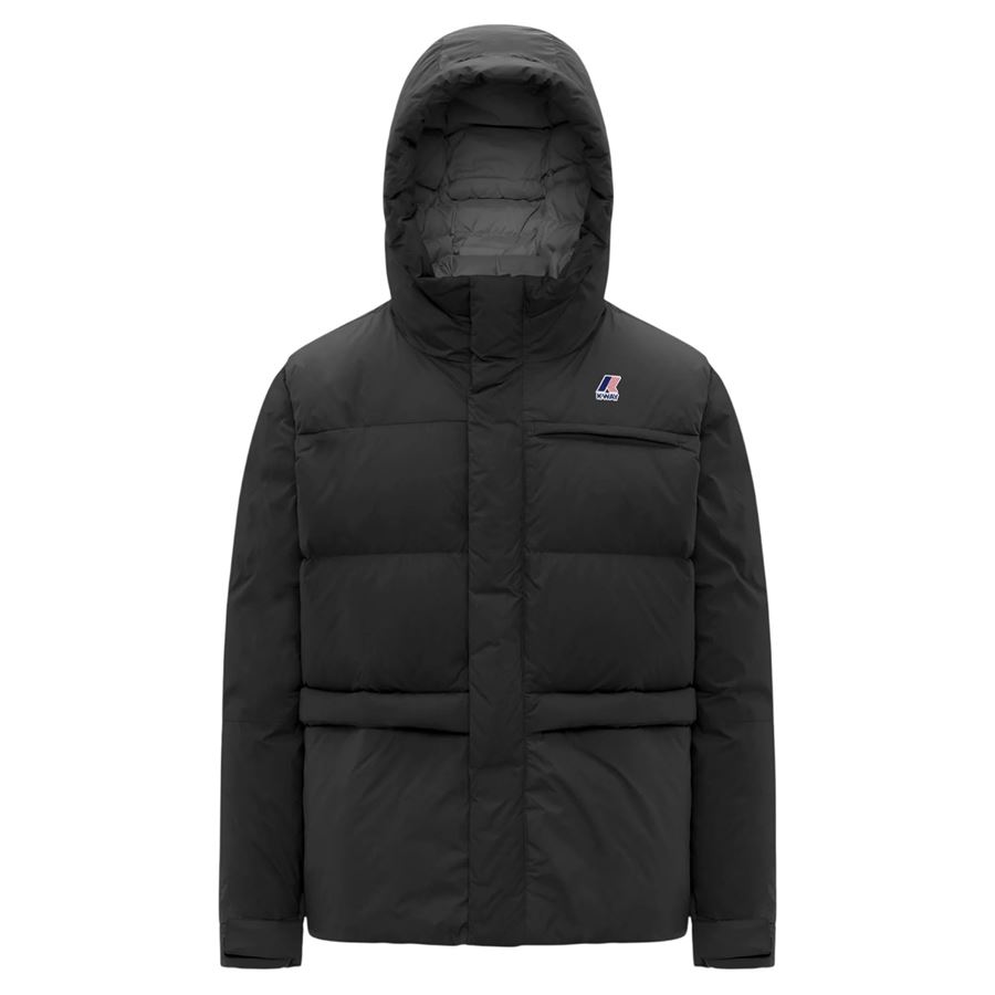 Le Vrai 4.0 Aurele Heavy Warm piumino da uomo con cappuccio K-Way | K5141QWUSY